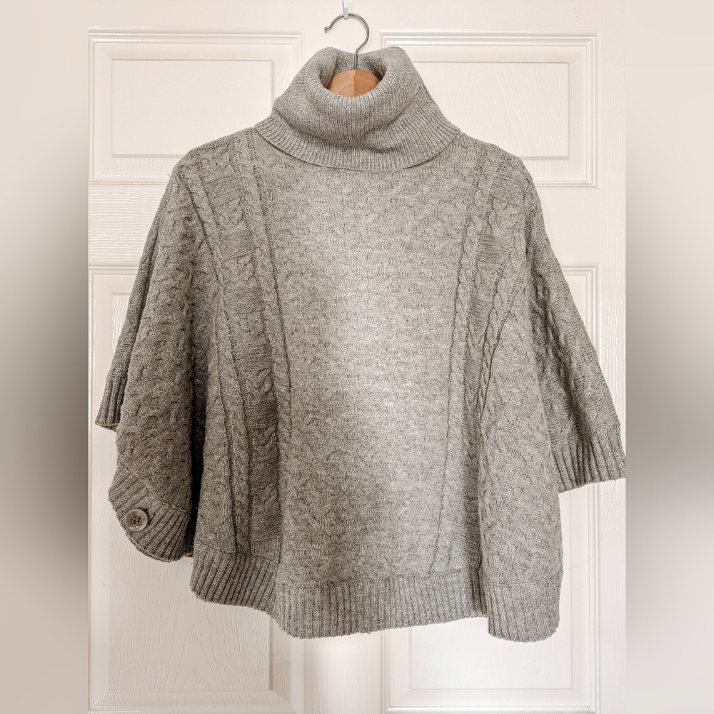 THML Sweater Poncho in Grey Size S